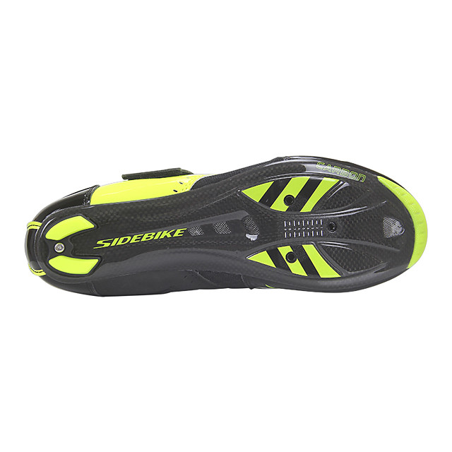 yellow road cycling shoes