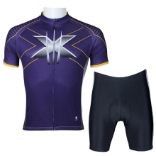 Superheroes X-Men Wolverine Cycling Suits Short Sleeved Cycling sets with Pants