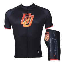 Superhero Daredevil Cycling Sets with Padded Shorts