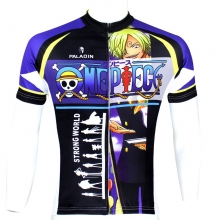 Sanji Bicycle Jersey Black Breathable Bike jerseys for boys