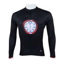 Quick dry Iron Man Cycling jerseys superhero long sleeve bike Jersey