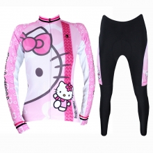 Pink Hello Kitty Cycling Sets With Pants