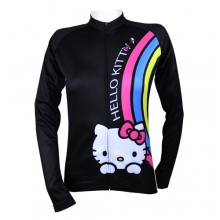 Black Hello Kitty Cycling Jersey