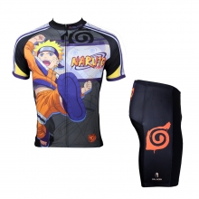 Quality Naruto Uzumaki Cycling Sets With Padded Shorts