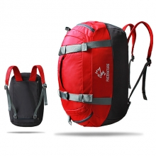 Breathable Red Backpacking Bag Blue High Capacity 45 L Hiking Backpack