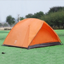 6 person Orange Breathability Family Tent Windproof Pop Up Blue Screen Tent
