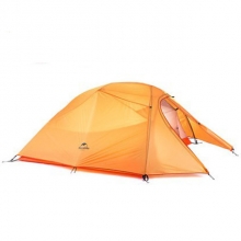 Four person Windproof Backpacking Tent Rain Waterproof Orange Backpack Tent