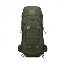 Multi Functional Polyester Knit Stretch Black Hiking Backpack Army Green Breathable 50 L Military Tactical Backpack