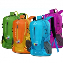 30 L Fuchsia Breathable Hiking Backpack Anti-Slip Oxford Cloth Army Green Bag For Trekking