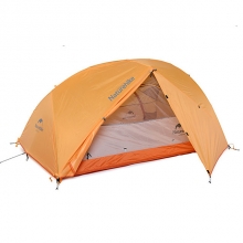 Well-ventilated Orange Ultralight Backpacking Tent Breathability 2 person Backpacking Tent