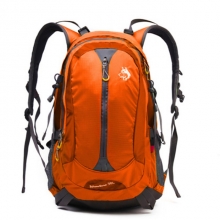 30 L Orange Breathable Hiking Backpack Waterproof Nylon Blue Hiking Bag