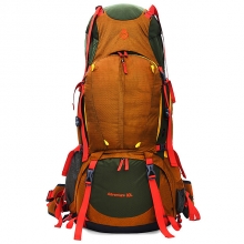 80 L Red High Capacity Trekking Backpack Wear Resistance Nylon Blue Hiking Backpacks For Women