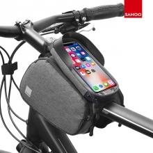 Touch Screen TPU Black Cycle Mobile Pouch Reflective Cycling Phone Pouch