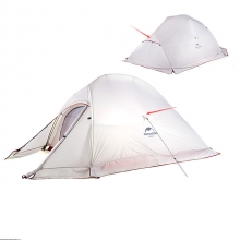 2 Man Breathability Backpacking Tent Well-ventilated Light Grey Best Ultralight Backpacking Tent