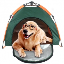 Lightweight Pet Tent Fast Dry Green / Yellow Rain Proof Tents