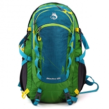 UV Resistant Nylon Forest Green Backpacking Rucksack Black High Capacity 40 L Hiking Backpack