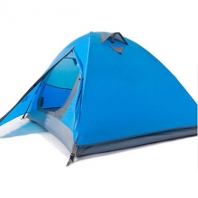 2 person Waterproof Backpacking Tent Foldable Blue Best Ultralight Backpacking Tent
