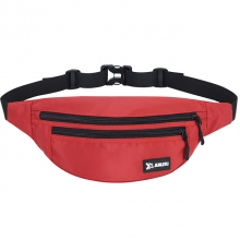 Purple Breathable Hiking Waist Bag Lightweight Nylon Black Hiking Bag