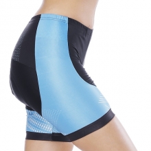 Women Padded Shorts UV Resistant Anatomic Design Black Mountain Bike Pants