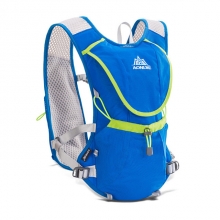 Breathable Polyester Nylon Black Hiking Backpack Blue Wear Resistance 8 L Hydration Backpack Pack
