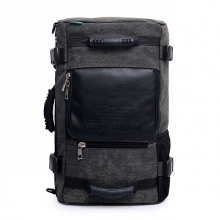 Windproof Oxford Cloth Black Hiking Backpack Fast Dry 50 L Hiking Sling Backpack