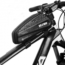 EVA PU Leather Black Best Bicycle Bags Waterproof 1 L Bikepacking Frame Bag