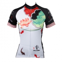 UV Resistant White Mountain Bike Jersey Short Sleeve Women Cycling Tops