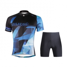 Black Gradient Cool Cycling Kits Men Cycling Jersey with Shorts