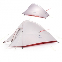 Rain Waterproof Gray Lightest Backpacking Tent 4 Season 2 Man Backpacking Tent