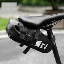 1.5 L Reflective Best Mountain Bike Saddle Bag PVC Polyster Terylene Lycra Black Mountain Biking Bag