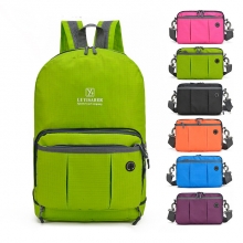 30 L Purple Packable Hiking Backpack Wear Resistance Nylon Black Lightweight Packable Backpack