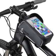 Touch Screen EVA PU Black Cycle Mobile Pouch Reflective 1.5 L Cycling Bags