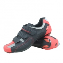 Anti-Slip Bicycle Shoes Unisex Road Black Red Clipless Shoes