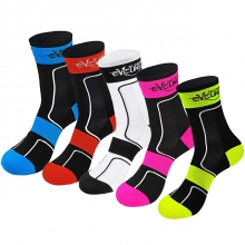 Unisex Black Breathable Cycling Socks