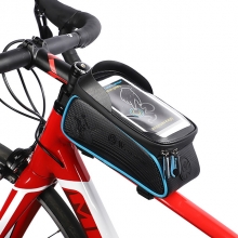 1.64 L Red Reflective Full Frame Bag Touch Screen TPU Nylon Blue Bike Phone Bag