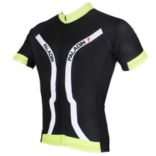 Short Sleeve Men Biking Shirt UV Resistant Black Cycling Jersey