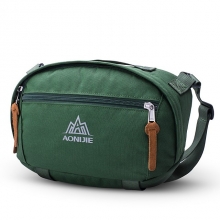 Breathable Polyester Army Green Hiking Bag Wear Resistance 10 L Hiking Sling Backpack