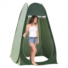 Portable Blue Pop up Camping Shower Tent Green Breathable One Man Privacy Tent