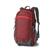 Wear Resistance Polyester Knit Stretch Black Bag For Trekking Red High Capacity 40 L Hiking Backpack