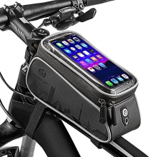 Waterproof Cycling Phone Bag EVA TPU Dark Gray Cycling Travel Bag