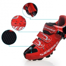 Men Black Red Bike Riding Shoes Breathable Mountain Bike MTB Cycling Shoes
