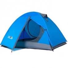 Dust Proof Blue Best Lightweight Backpacking Tent Foldable Two Man Backpacking Tent