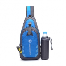 Lightweight Nylon Black Hiking Packs Purple Breathable 20 L Hiking Sling Backpack