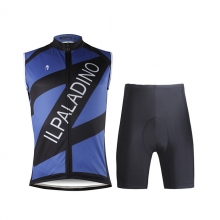 Quick Dry Dark Blue Solid Colored Custom Cycling Kit Men Cycling Clothes with Shorts