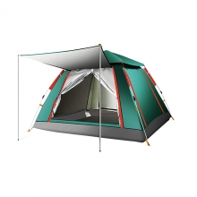 Wearable Automatic Army Green Waterproof Canvas Tent Navy Blue Windproof Four person Automatic Tent