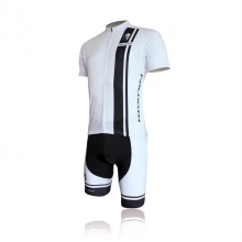 Men Cycling Wear Moisture Wicking Black White Patchwork Patchwork Cycling Kit Sale with Shorts