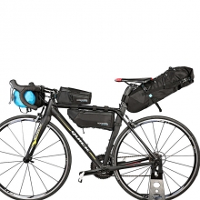 4 L Waterproof Bike Frame Bags Uk TPU Waterproof Material 500D Nylon Black Best Bike Pouch
