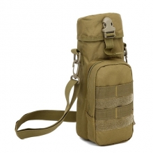 2 L Black Comfortable Military Tactical Backpack Multi Functional Nylon Mud Color Shoulder Messenger Bag