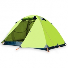 3 person Orange Breathability Backpacking Tent Rain Waterproof Poled Blue Lightest Backpacking Tent