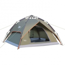3 person Waterproof Automatic Tent UV Resistant Automatic Gray Waterproof Tent
